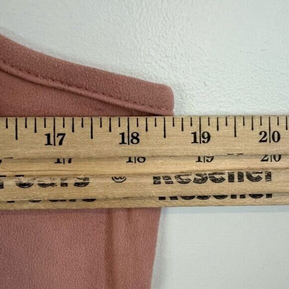 Rose Maternite Maternity Pregnancy Stretch Pink Blush Nighty Medium Dress Midi - Picture 8 of 11